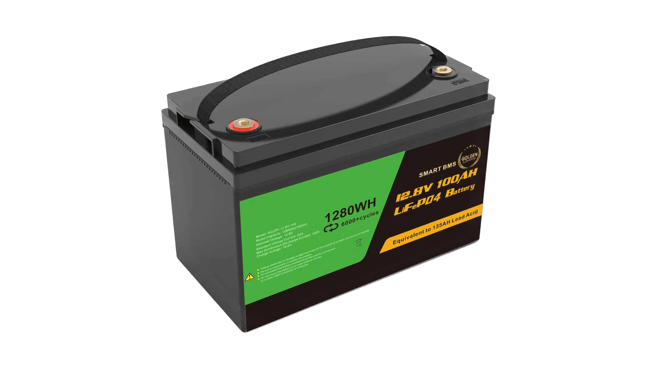 LiFePO4 12.8V 100Ah Battery